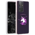 thumbnail image 1 of TalkingCase Slim Phone Case for Samsung Galaxy S21 Ultra 5G, S30 Ultra, (Not S21,S21+), Peaceful Unicorn Print, Lightweight,Flexible,Soft, USA, 1 of 7