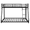 Black, variant on Tcbosik Twin Over Full Size Metal Bunk Bed, Bed Frame with Ladder and Guardrail for Bedroom, No Box Spring Needed, Black