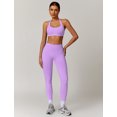thumbnail image 6 of IDOPIP Workout Sets for Women Seamless Butt Lifting Leggings Halter Sports Bra Scoop Neck Backless Yoga Outfit 2 Piece Gym Running Outfits, 6 of 6
