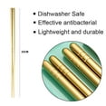 thumbnail image 2 of Stainless Steel Chopsticks Reusable Multicolor Lightweight Metal Chopsticks, 23cm, 5 Pairs, 2 of 5