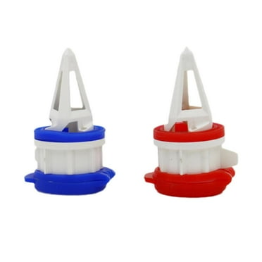 Portable Milk Carton Pouring Spout with Deflector Lid 2 Pack for Juice a Prof