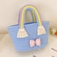 thumbnail image 4 of Bolsa tejido para niños, simples con lazo a la moda, exquisitos para viajes de niños (azul) Ndcxsfigh Para Estrenar, 4 of 9