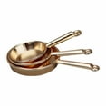 thumbnail image 4 of 3 Pieces Dollhouse Kitchen Cookware Set Cooking Dollhouse Decoration for Kitchen gold, 4 of 9