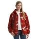 thumbnail image 1 of Abrigo de franela con capucha para mujer, cárdigan de manga larga con cuello redondo y cremallera, chaqueta holgada y cálida de Color liso con estampado de felpa para invierno, novedad de 2023, 1 of 4