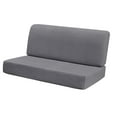 thumbnail image 1 of VONKY RV Dinette Cushion Covers Easy Fitted Stretch Elastic RV Sofa Slipcover Seat Dark Gray, 1 of 3