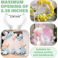 thumbnail image 5 of 10 Pcs Heavy Duty Clear Balloon Arch Clips 3.5 Inch, Large Transparent Spring Clips for Birthday Party Decorations, Craft Projects, Woodworking and Photography Studio Setup, 5 of 8