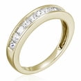 thumbnail image 2 of Vir Jewels 1 CTTW Princess Cut Diamond Wedding Band 14K Yellow Gold Channel Set Size 10 Female Adult, 2 of 7