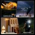 thumbnail image 5 of Telescopic Camping Lantern with 40" Stand, 8000mAh Rechargeable Work Light, 1000LM Flashlight, IP44 Waterproof Tripod Base, Dimmable LED for Hurricane, Emergency, Repair, 5 of 8