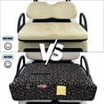 thumbnail image 5 of HUIACONG Black Leopard Print Golf Cart Seat Covers Breathable Portable Golf Cart Seat Covers Club Car Comfortable Non-Slip Fit Most Cars EZGO Yamaha Club Car, 5 of 7