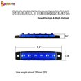 thumbnail image 4 of Spencer 12Pcs Marine Boat Interior Lights, 12V Waterproof Boat Navigation Lights for Cockpit Courtesy Navigation Boat Bow Stern Step Decorate Light, 4 of 8