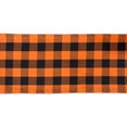 thumbnail image 6 of DII Orange Buffalo Check Table Set, 6 of 8