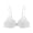 White, variant on Push up Bra for Women Front Bow Adjustable Strap Underwear Breathable Comfortable Trendy Bralette with Support