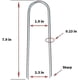 thumbnail image 3 of 4 piezas Calibre de paso, calibre de rosca para tornillos de acero roscados 52 piezas Métrico + pulgada 55 + 60 Medición de rosca profesional, 3 of 5