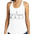 thumbnail image 2 of Skyline Bali Tank Top Fitted Racerback Women's Large White, 2 of 5