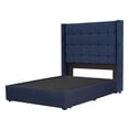 thumbnail image 1 of Box Base Cama Matrimonial + Cabecera Titan Dicasa Azul Marino, 1 of 8