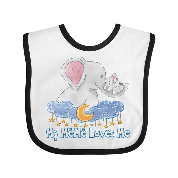 Inktastic My Meme Loves Me Boys or Girls Baby Bib