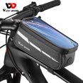 thumbnail image 2 of WEST BIKING Bolsa de bicicleta Marco de pantalla táctil Tubo frontal Bolsa de ciclismo Gran capacidad FLhrweasw Nuevo, 2 of 7
