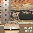 thumbnail image 5 of KUETH 5'x7' Tiger Area Rugs for Living Room, Non Slip Machine Washable Vintage Boho Rug, Low Pile Print Rug for Bedroom Dining Room Home Office, 5 of 9