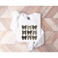 thumbnail image 4 of Camo Bow Sweatshirt, Camouflage Coquette Bow Graphic, Duck Hunting Inspired Crewneck, For Unisex, 4 of 6