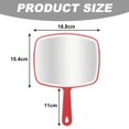 thumbnail image 2 of CNKOO Large Hand Mirror  Handheld Mirror With Handle  Salon Mirror For Barber Hairdressing - blue, 2 of 6