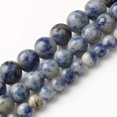 thumbnail image 4 of 10mm Bleu Blanc Sodalite Perles Rondes Perles de Pierre Naturelle pour la Fabrication de Bijoux, 4 of 5