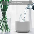thumbnail image 4 of Humidificador ultrasónico silencioso para habitación de bebé con 7 colores de luz, 300 ml, USB, color blanco, 4 of 5