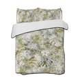 thumbnail image 2 of Tropical Leaf Twin XL Size Down Alternative Comforter, Lightweight Comforter Quilt Bedding Set with Pillow Shams Palm Leaves Plants Vintage Spring Green All Seasons Bed Comforter Duvet Insert 68"x98", 2 of 7