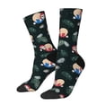 thumbnail image 1 of Balery Baby Sloths Sleeping Calcetas Largas con Estampado para Hombre y Mujer – Suaves y Transpirables, Talla Única (US 5-11), 1 of 6