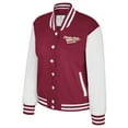 thumbnail image 2 of Women's Colosseum Garnet Florida State Seminoles French Baguette Full Snap Fleece Jacket, 2 of 3