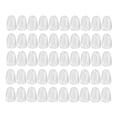 thumbnail image 2 of Nail Color Board Tips, Professional Clear Glass Nail Art Display 50pcs Round Head Water Drop DIY  for Nail Beauty, 2 of 8