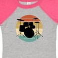 thumbnail image 4 of Inktastic Drum Set Retro Drummer Sunset Boys or Girls Baby Bodysuit, 4 of 5