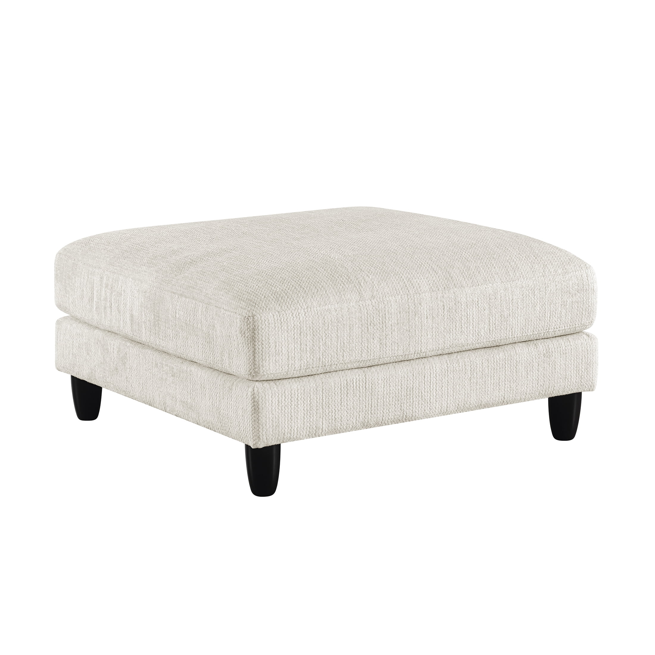 OakvillePark Caden Microfiber Ottoman, Beige