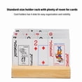 thumbnail image 4 of Cikonielf Hands-Free Playing Card Tray Wooden Playing Card Holder Hands-Free Playing Card Tray, 4 of 4