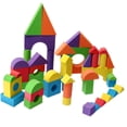 thumbnail image 2 of 48pcs Colorful Soft EVA Foam Building Blocks Bricks Set Children Kids Play Toys, 2 of 6