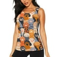 thumbnail image 3 of Goofa Cute Cat Paw Printed Womens Workout Tops for Women Sleeveless Yoga Shirts Athletic Running Tank Tops Sleeveless Gym Clothes Workout Apparel-, 3 of 9