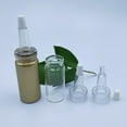 thumbnail image 5 of OUNONA 100Pcs Clear Vial Bottle Caps Plastic Horn Shape Sealing Caps for Essence, 5 of 7
