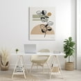 thumbnail image 2 of Design by Megan Gallagher Desert Sunrise Geometric Shapes Abstract Botanical Plant 36 in x 48 in Painting Canvas Art Print, by Stupell Home Décor, 2 of 5