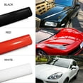 thumbnail image 4 of Black Glossy Car Vinyl Wrap Film - 59.84x11.81 Inch Waterproof PVC Vehicle Body Sticker with Air Release Technology, Scratch & Rust Protection, Bubble-Free Application for Curved Surfaces, Removable, 4 of 6