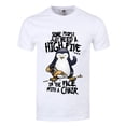 thumbnail image 1 of Psycho Penguin - Camiseta High Five para Hombre (Blanco), 1 of 2