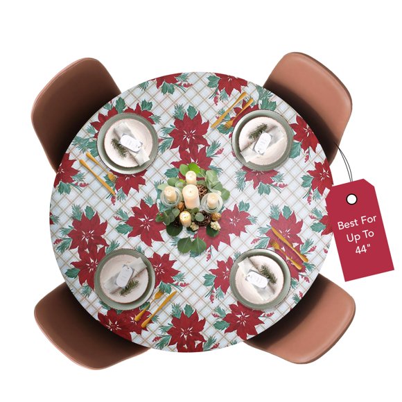 Cubiertas para Mesa Deluxe con Flores Navideñas para el Hogar