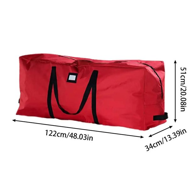 Bolsa de almacenamiento para árbol de Navidad, Extra grande, impermeable, resistente a los rayos Uv, organización robusta para el hogar para almacenar coronas, decoración navideña