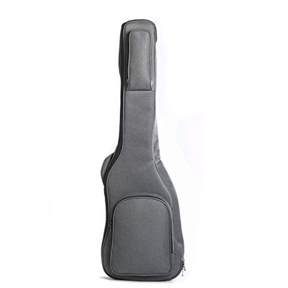 Open Box Hola! Music Electric Bass Guitar Case, GT/GTR & Bass, DLX-E-BAG - Gray