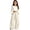 j96-Beige, variant on Girls Casual Pants Solid Color Drawstring Waist Baggy Wide Leg Pants Kids Everyday Soft Comfortable Trousers With Pockets,5-6 Years