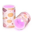 thumbnail image 2 of WOBOGO Size Combo Candle Flickering Flameless with Remote Control and Timer for Romantic Atmosphere Candy Snacks Pattern, 2 of 7