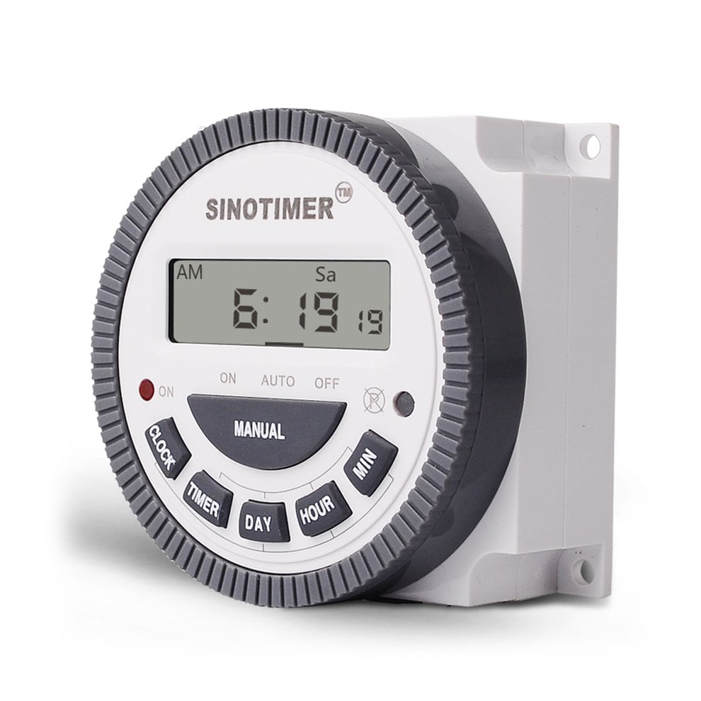 SINOTIMER Electronic 7 Days Programmable Digital TIME SWITCH Relay Timer Control 