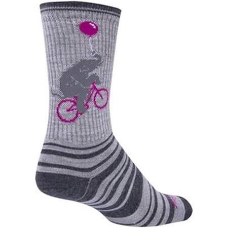SockGuy Wool Catz Socks 6 inch Gray Yellow Red Large X-Large Unisex Synthetic price history on PriceWatchPro