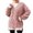 Pink, variant on Knit Sweater Winter Warm Soft Turtleneck Pullover Casual Loose Fit Long Sleeve Crewneck Top For Fall Season Comfort Outfits