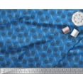 thumbnail image 3 of Soimoi Silk Fabric Text & Football Sports Print Fabric by The Yard 42 Inch Wide, 3 of 3
