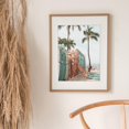 thumbnail image 3 of Summer Wall Art Decor Set of 6 Beach Poster Decor Palm Wall Prints 8"x10" Ocean Surfboard Painting Pictures Landscape Posters for Living Room Decor (Unframed), 3 of 6