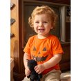 thumbnail image 6 of Miaouyo Boys Girls Halloween T Shirt Pumpkin Face Print Crew Neck Short Sleeve Tops, 6 of 9